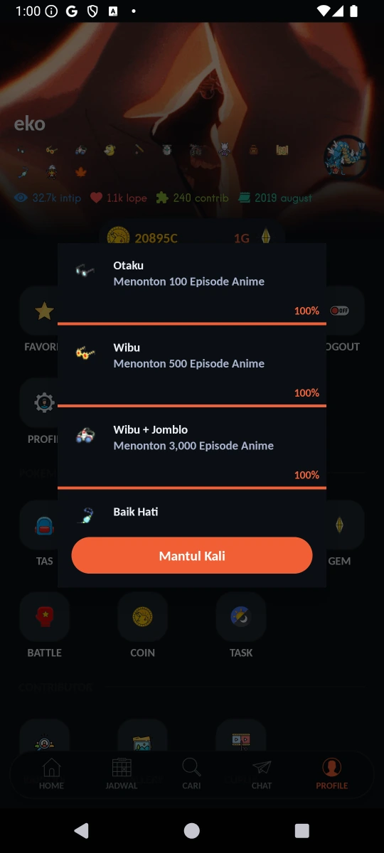 ANIMEIN versi 5 gelar
