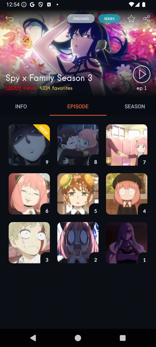ANIMEIN versi 5 episode