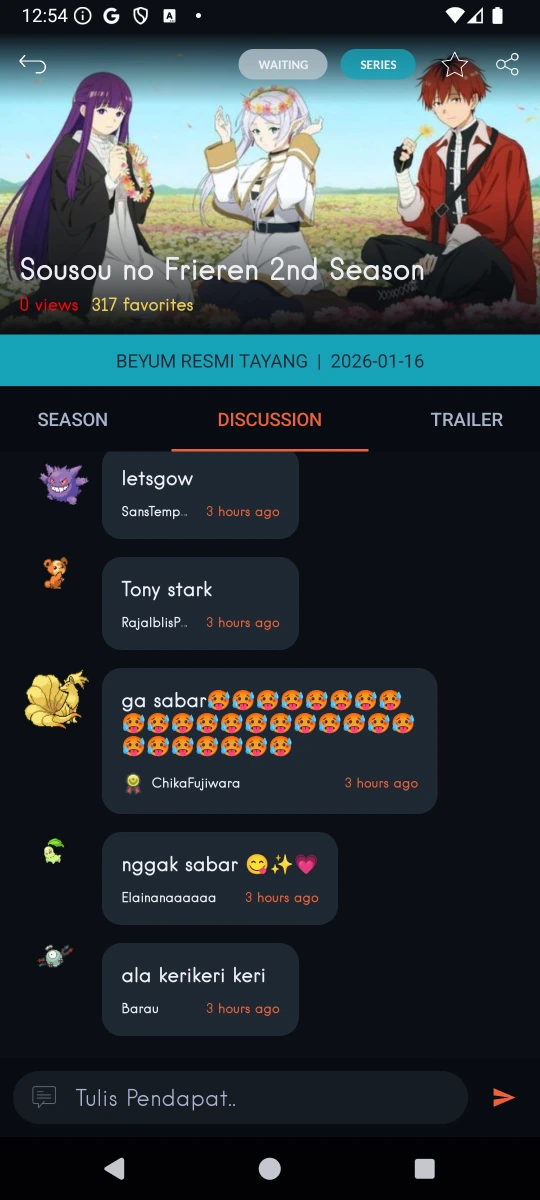 ANIMEIN versi 5 diskusi